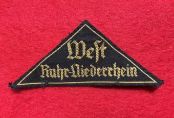 HJ District Sleeve Triangle of West Ruhr-Niederrhein