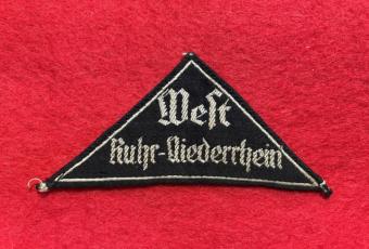 DBM District Sleeve Triangle of West Ruhr-Niederrhein