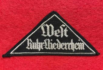 BDM District Sleeve Triangle of West Ruhr-Niederrhein
