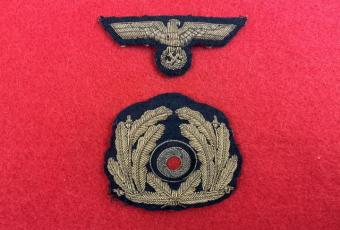 Kriegsmarine Bullion Visor Cap Set