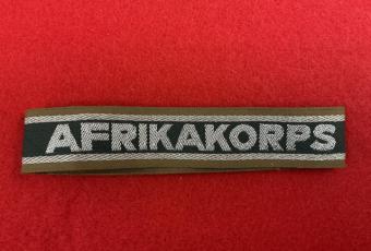 Army Afrikakorps Cuff Title