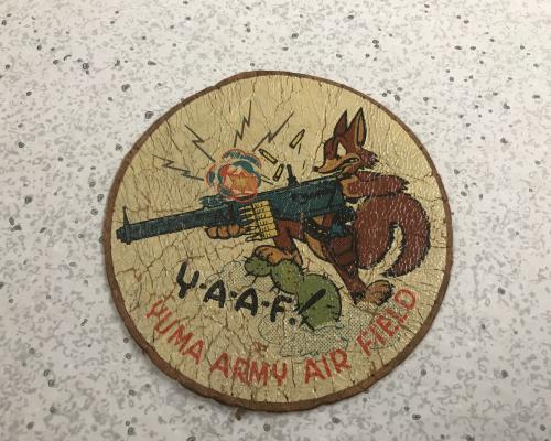 Leather Yuma Army Air Field Patch
