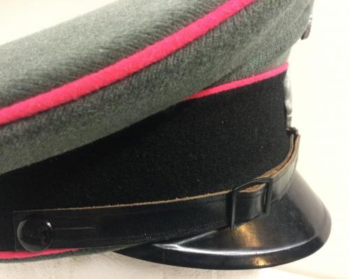 SS NCO/Enlisted Panzer Visor Cap