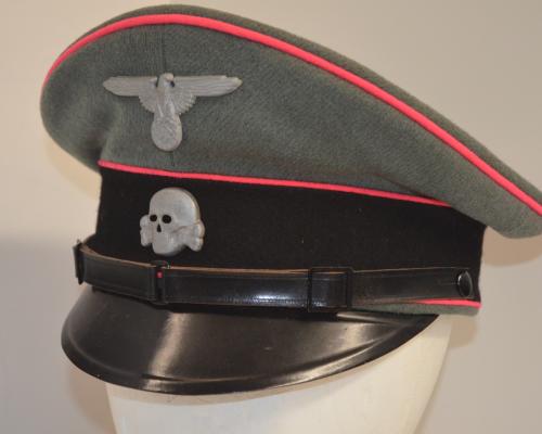 SS NCO/Enlisted Panzer Visor Cap