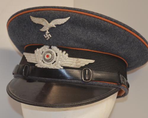 Luftwaffe NCO/Enlisted Signals Visor Cap