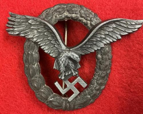 Cassed Luftwaffe Pilot Badge