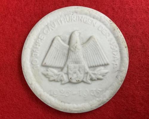 Cassed 10 Years Thuringia District NSDAP Medal