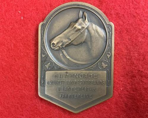 Cassed Bronze Württemburg Medal