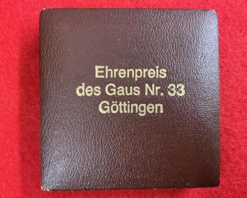 Cassed 1937 Göttingen Gau Honor Prize
