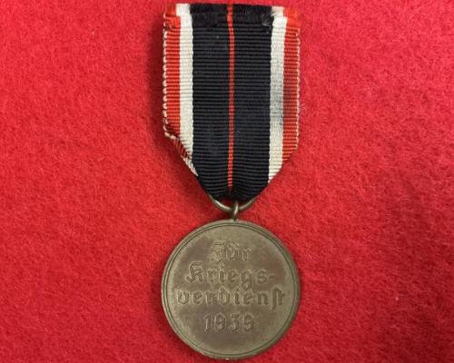 War Merit Medal With Ribbon