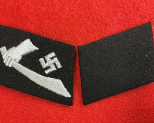 SS Croatian 13th Mountain Division Collar Tabs