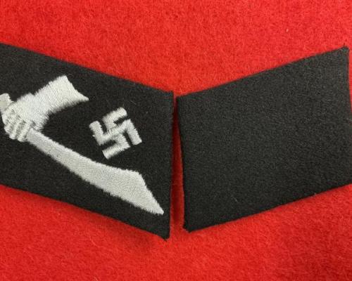 SS Croatian 13th Mountain Division Collar Tabs