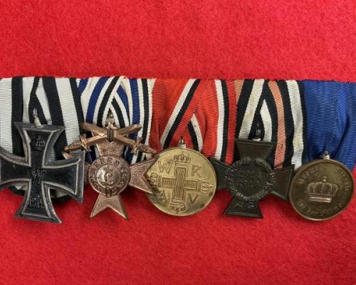 WW1 Imperial Five Place Medal Bar