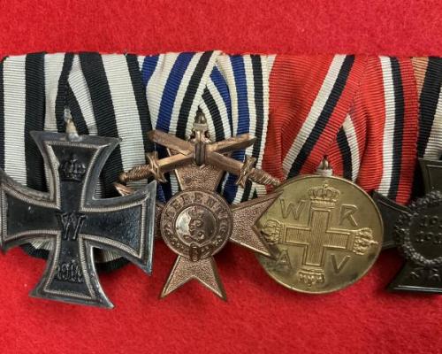 WW1 Imperial Five Place Medal Bar