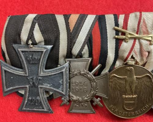 WW1 Imperial Five Place Medal Bar