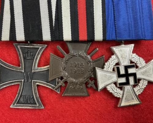 Three Place Medal Bar