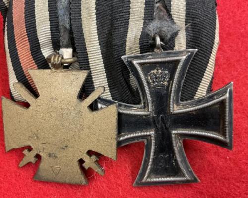 WW1 Imperial Two Place Medal Bar