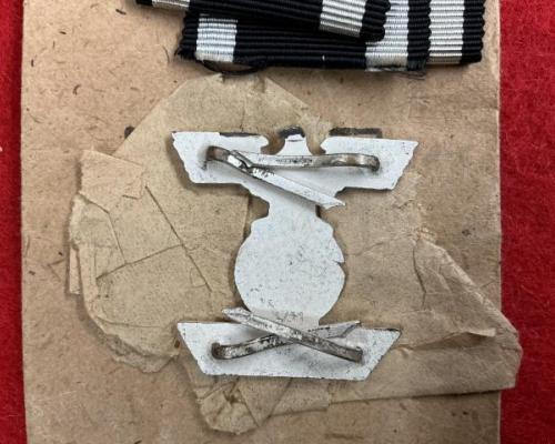 Iron Cross 2nd Class Spange With Ribbon & Envelope