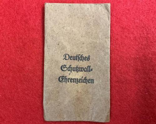 West Wall Medal With Envelope