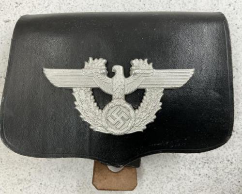 German Police Cross Belt With Pouch