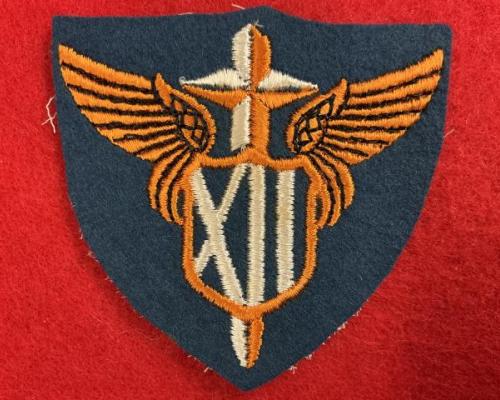Air Force 12th Tactical Air Command Felt Patch