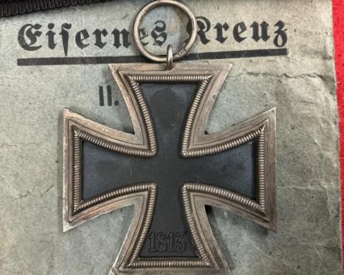 Iron Cross 2nd Class With Robbon & Envelope