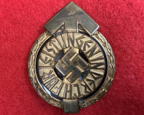 Cassed Hitler Youth Golden Leader’s Badge