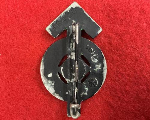 Hitler Youth Proficiency Badge Black Grade