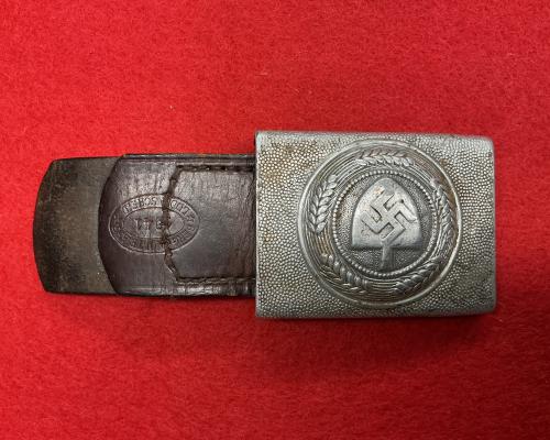 RAD NCO/Enlisted Belt Buckle with Leather Tab