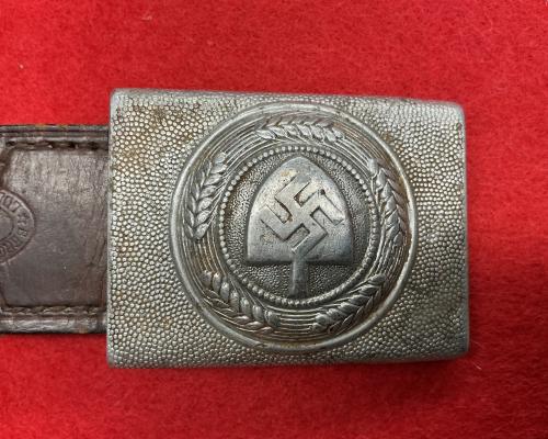 RAD NCO/Enlisted Belt Buckle with Leather Tab