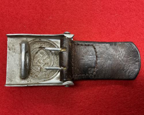 RAD NCO/Enlisted Belt Buckle with Leather Tab