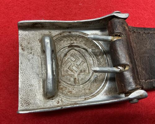 RAD NCO/Enlisted Belt Buckle with Leather Tab