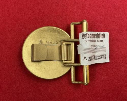 NSDAP Leader Belt Buckle