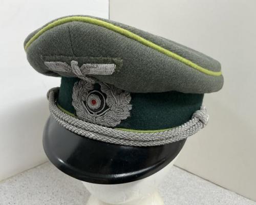 Army Panzer Grenadier Officer Visor Cap