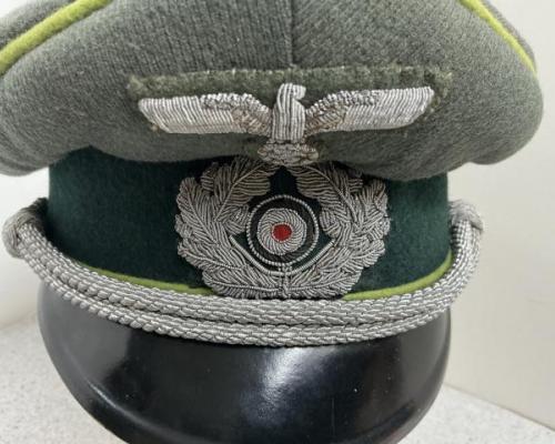 Army Panzer Grenadier Officer Visor Cap