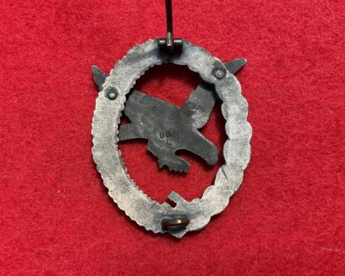 Cassed Luftwaffe Radio Operator/Air Gunner Badge