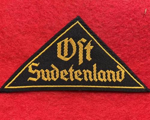 HJ District Sleeve Triangle of East Sudetenland