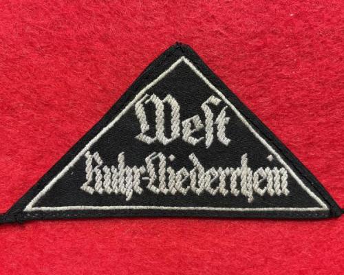 BDM District Sleeve Triangle of West Ruhr-Niederrhein