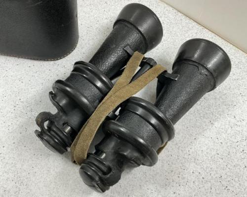 Kriegsmarine Binoculars With Case