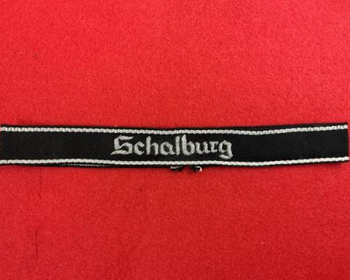 SS Schalburg Cuff Title