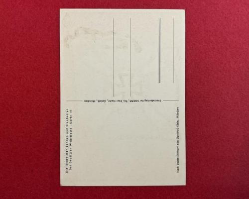 Kriegsmarine Flag Postcard