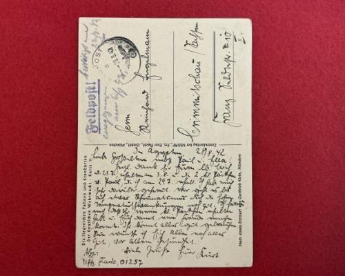 Army Artillery Standard Postcard