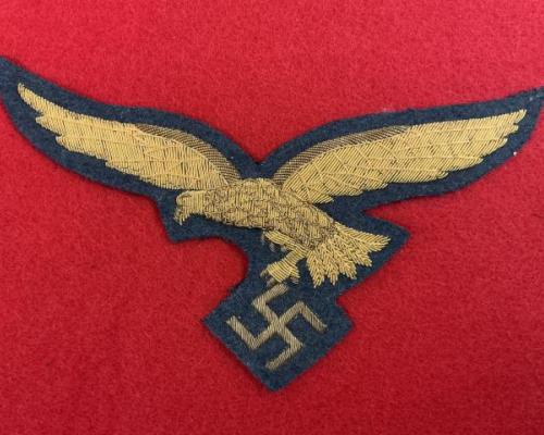 Luftwaffe General Bullion Cape Eagle Insignia