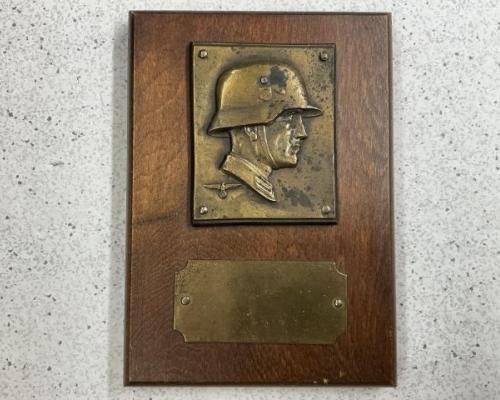 Soldier Profile Award Plaque