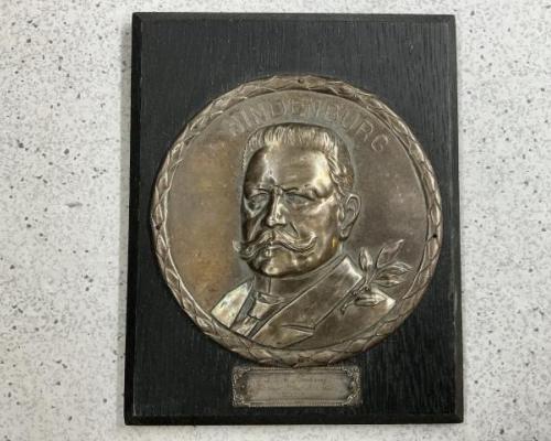 Hindenburg Wall Plaque