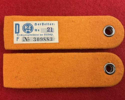 SA Officer Shoulder Boards